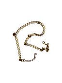 Thin link gold chain