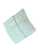 Foulard/Twilly White Green