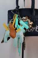 Light Blue Horse Charm H
