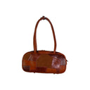 Small Miu Quadri Camel