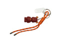 Orange Teddy Bow Tie Charm
