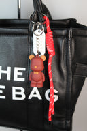 Red Teddy Bow Tie Charm