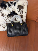 Bauletto intreccio Black